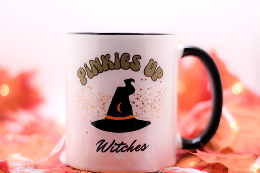 Pinkies Up Witches Mug
